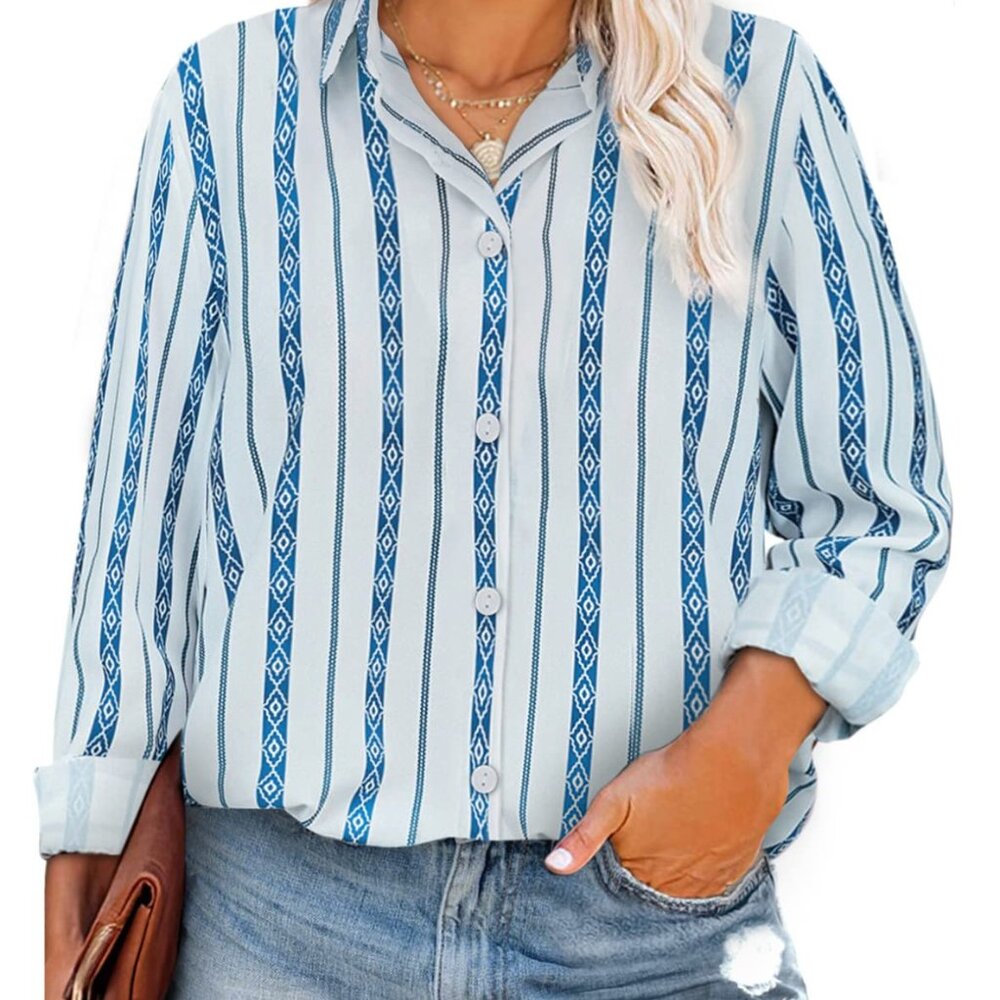 4X Button Down Top